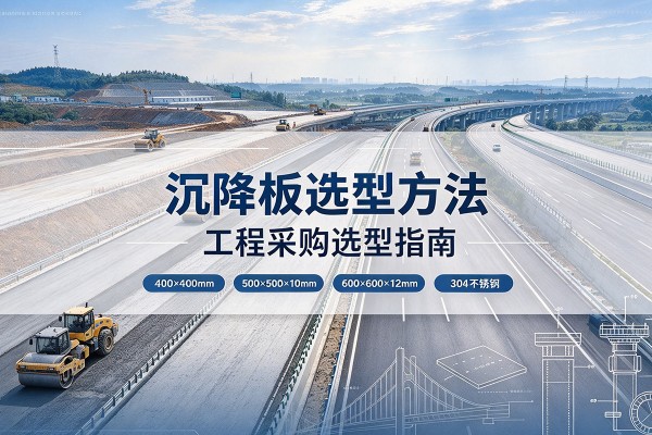 凯里沉降板选择方法