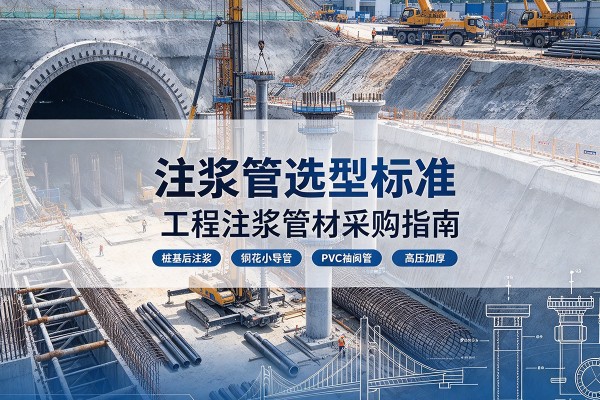 凯里注浆管选型标准