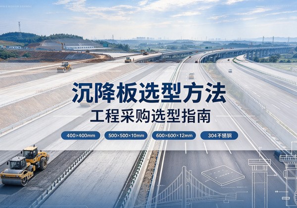 凯里沉降板选择方法